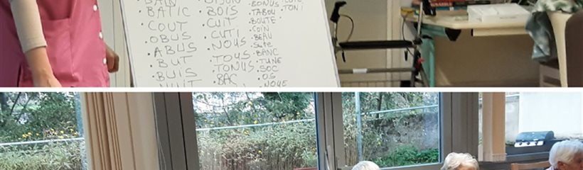 Atelier mémoire avec Imen